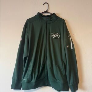Nike On Field Apparel Men’s Green New York Jets Full Zip Jacket XL